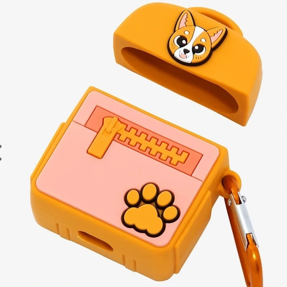 Corgi Backpack Wireless Earbud Case Cover - Picture 4 of 9